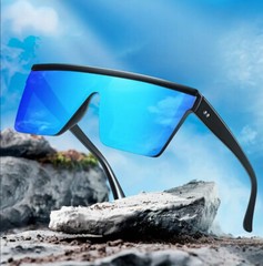 Women Men Sunglasses XL Oversized Luxury Hindsight Flat Top Square Designer New