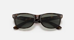 Ray-Ban New Wayfarer Tortoise / Green Polarized 55mm Sunglasses RB2132 902/58 55