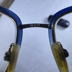 POLICE EYEWEAR HARMONICA 1 vpla91 300Y 54-17-140 BLUE GOLD EYEGLASSES L543