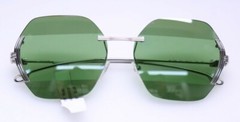 ETRO ET115S 047 Silver/Green Silver Mirror Sunglasses 61mm – NEW (#149)