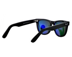 Ray-Ban RB2140 Original Wayfarer Classic Black Frame Polarized Green Lens 54mm
