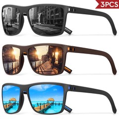 Polarized Sunglasses Men Women Sports Driving Fishing Square Eyewear UV400 Glass