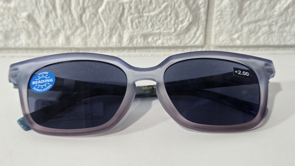 Peepers Reading Sunglasses Golden Hour Sun Purple / Floral +2.00 strength 3203R