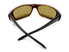 Arnette Rectangular Brown Matte Tortoise Sunglasses Hot Shot 4182 62 17 140