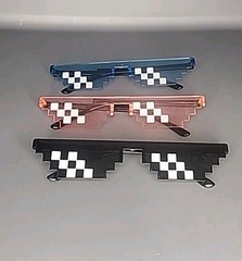 Thug Life Party Blue, Orange And Black Sunglasses