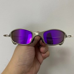 Oakley X-Metal Juliet 1.0 Sunglasses Silver Frame/Purple Lenses