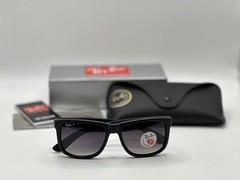 Ray-Ban Justin RB 4165 622/T3 Polarized Sunglasses Matte Black Frame 54mm