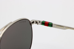 GUCCI GG1679S-001 48mm Aviator Grey Tinted Sunglasses