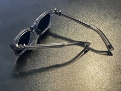 Chrome Hearts Celibussy “SEE YOU IN TEA” Slate Clear Blue Tint Silver Authentic