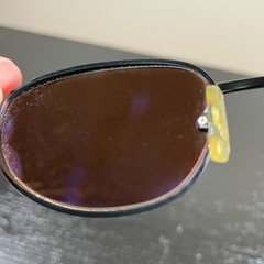 Vintage Serengeti 6413 Drivers Sunglasses Oval Bronze Frame Japan