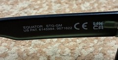 Maui Jim EQUATOR Wrap Sunglasses Black Plastic Frame Green Mirrored Lenses