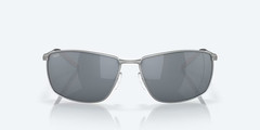 Costa Del Mar Sunglasses TURRET Matte Silver / Gray Silver POLARIZED 580P Lens