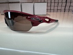OAKLEY RADARLOCK EDGE Sunglasses Black OO9209-03 Burgandy/Gray #771