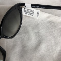 New Harper•Roe Shiny Black Sunglasses 52-18-146 #660 NWT