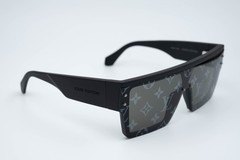 Louis Vuitton LV Waimea L Monogram Sunglasses Black Z1583W 93L