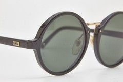 1990S Vintage Black Round Sunglasses by RAY BAN W0924 PREMIER Boho Look YES!