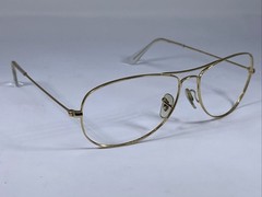 RAY-BAN COCKPIT RB3362 001 Gold Aviator Sunglasses Frame 59-14mm