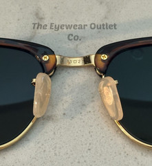 Store Display Rayban Clubmaster Tortoise RB3016 Green G15 Lens Men / Women 51mm