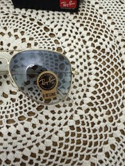 Ray-Ban RB3025 Aviator Gradient Gold Light Blue Sunglasses 62mm Unisex