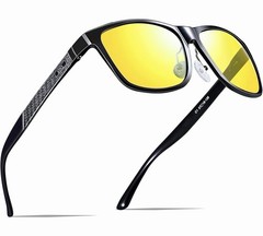 ATTCL Sunglasses Men for Driving UV400 Protection Lightweight YELLOW