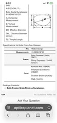 BOLLE Polarized Sunglasses Unisex ‘Greta’ 10407 NEW in box with case $165 Retail