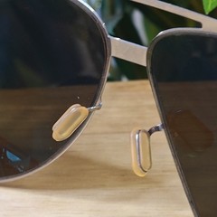 Mykita Sunglasses Men Aviator # 1 “Adam” Germany Silver Frame Brown Lens
