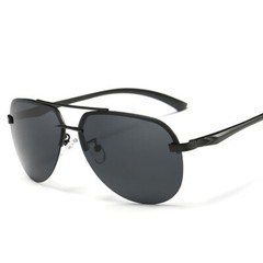 Classic Men’s UV400 Pilot Polarized Mirrored Lens Driving Sunglasses w/ Case