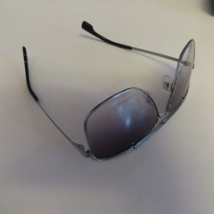 Versace Sunglasses Silver Metal MOD 2242 1001/6G 61/13 145 3N Made in Italy