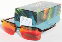 MAUI JIM Laulima POLARIZED Sunglasses RM626-10 Shiny Red Havana/Lava Hawaii NEW