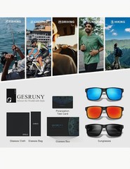 3 Pair Sport Sunglasses Polarized UV400 Protection Men’s/Women’s Outdoor Eyewear