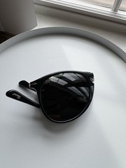 PERSOL 9714-S 95 31 Black Green Pilot Men’s Folding Sunglasses Italy 52-20-140mm