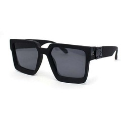 Oversized Square Black Sunglasses Men’s Bold Fashion Shades Thick Angular Gafas