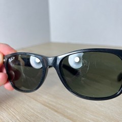 Ray-Ban RB2132 New Wayfarer Sunglasses Polarized Lenses 901/58 55-18 Black READ