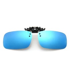 Polarized Clip On Sunglasses Flip Up Glasses Glare Blocking Lens UV Protection