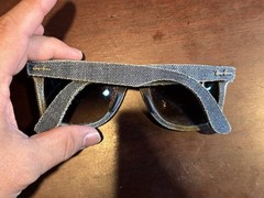 Discontinued Color Model Ultra Rare Ray Ban Ray Ban RB2140 F 1163 71 DENIM WAYFA