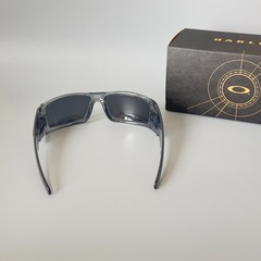 Oakley Gascan OO9014 Polarized Sunglasses Gray transparent Frame Black Lens