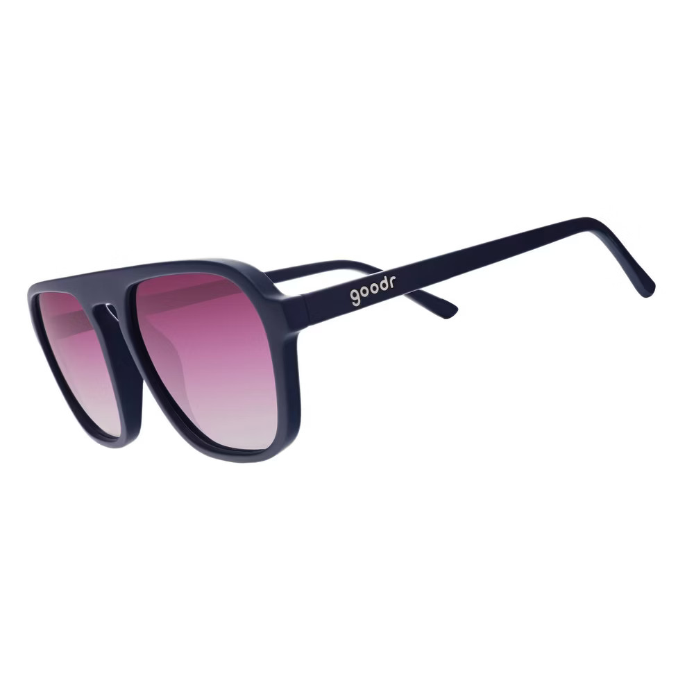 goodr Adult Deja Vu Daydream Plastic Square Sunglasses – Blue