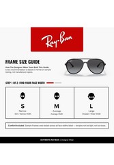 Ray-Ban RB4376 Aviator Sunglasses Black Frame Gray Gradient Lenses – Classic