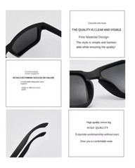 Oakley Style Holbrook Like Sunglasses: Matte Black/ Purple Polarized UV400
