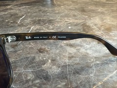 Ray Ban Polarized Tortoise Brown Sunglasses Frames Only Italy RB 4184 145m -A163