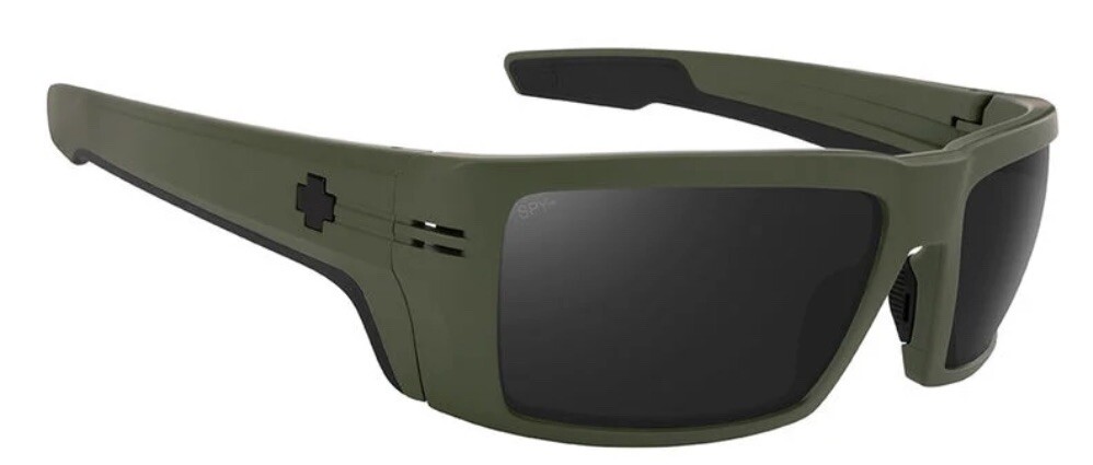 Spy Optic REBAR ANSI Z87.2+ Sunglasses – MATTE ARMY GREEN / HAPPY GRAY Lens NEW