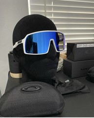 Oakley Sutro Prizm Sunglasses (White With Blue)