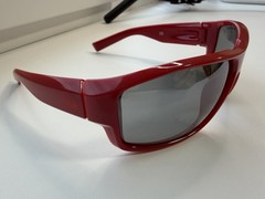Nike EV0819-606 Reverse Sunglasses (One Size) Red Used , All In Photo