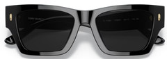 Tory Burch TY7169U 170987 Sunglasses Women’s Black/Solid Grey Rectangle 52mm