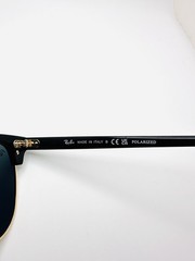 Ray-Ban Clubmaster Classic RB3016 (901/58) 51mm Polarized Sunglasses Green Lens