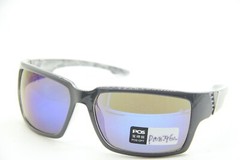 NASCAR GREY MARBLE MIRRORED AUTHENTIC FRAMES SUNGLASSES 64-17