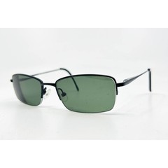 Saki Sunglasses Mens Matte Black Handmade MOD 401 Rectangle 54-18-140