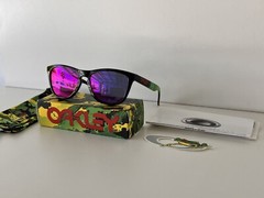 Oakley Jupiter Camo Frogskin w/ Positive Red Iridium Lenses 24-254 Frogskins