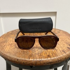 $400 Lowercase NYC Sunglasses Hustler Sun Brown Espresso 53/19/150 New York City