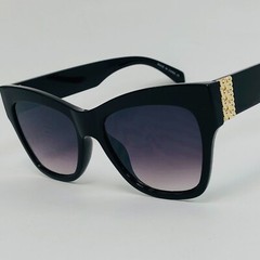 Women Classic Cat Eye Designer Fashion Shades Black Frame Sunglasses Fancy 2026